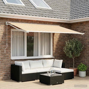 Telo di ricambio per tenda da sole Blu e Arancione 400 × 300 cm 3444323