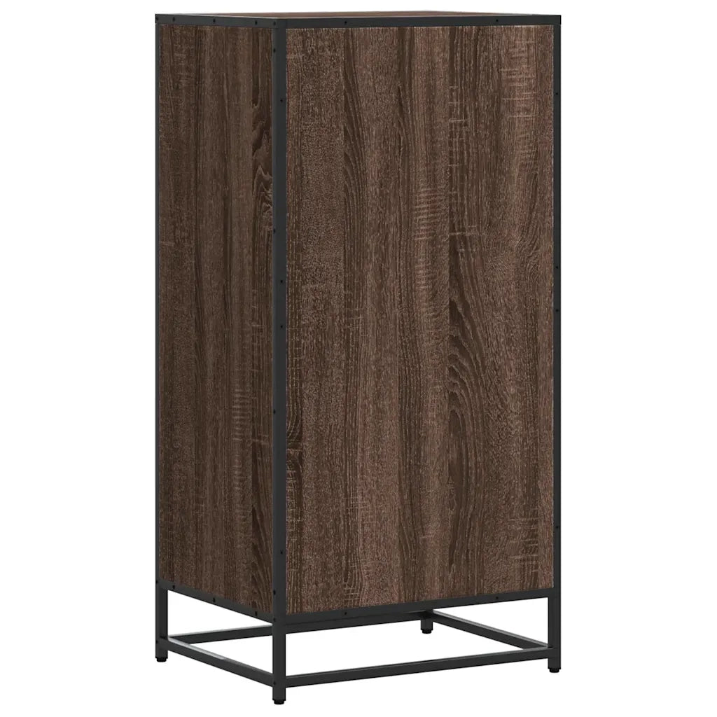 Scarpiera | Mobile per scarpe Rovere Marrone 48x38x97,5 cm in Legno Multistrato