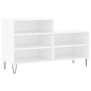 Scarpiera | Mobile per scarpe Bianca 102x36x60 cm in Legno Multistrato