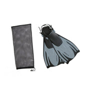 PINNE T-JET BAMBINO ARGENTO S-M T-JET FOOT FIN SILVER CHILD L-XL