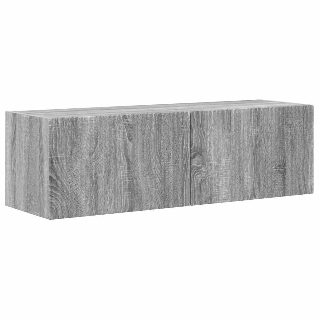 Set mobile TV 3 pz | Armadietto TV | Mobile Porta TV Grigio Sonoma Legno multistrato
