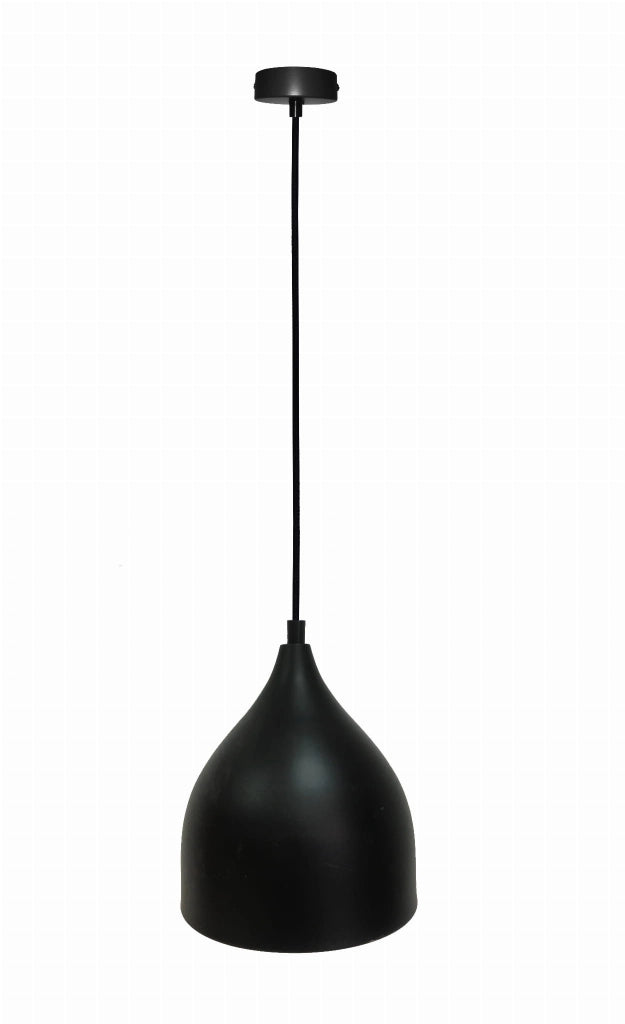 Lampada a sospensione Candellux Ystad E27 nera 90cm