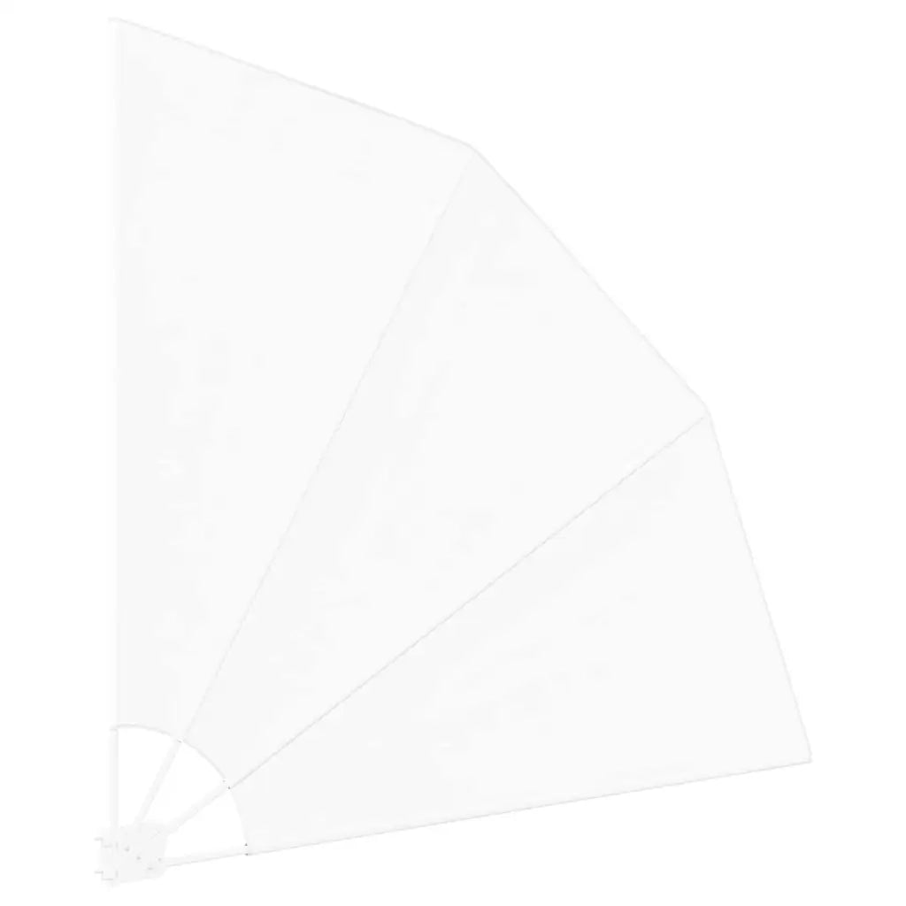 Schermo di Privacy per Balcone Bianco 140 x 140 cm Poliestere 42000930