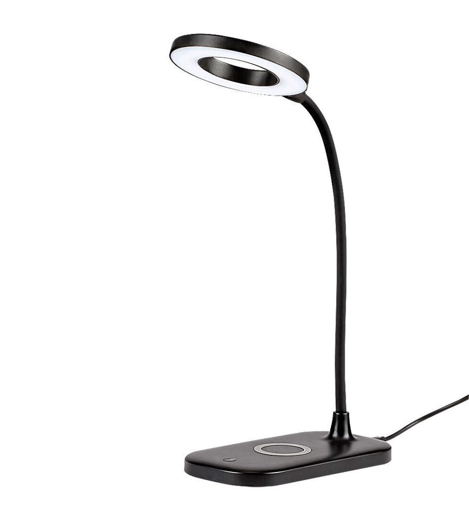 Lampada da scrivania LED nera 5W dimmer Hardin Rabalux