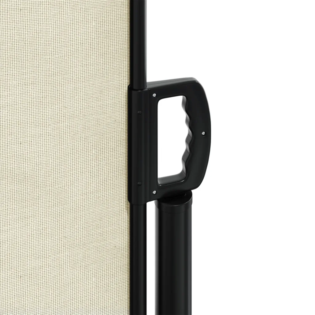Tenda da Sole Laterale Retrattile-Tenda parasole per balcone per giardino Crema 180x1000 cm 545485