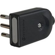 SPINA MOBILE ORIENTABILE ELECTRALINE - NERO 2P+T 10A- 25 pezzi