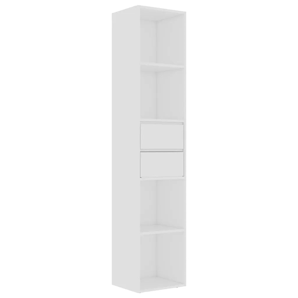 Libreria Bianca 36x30x171 cm in Legno Multistrato 802867