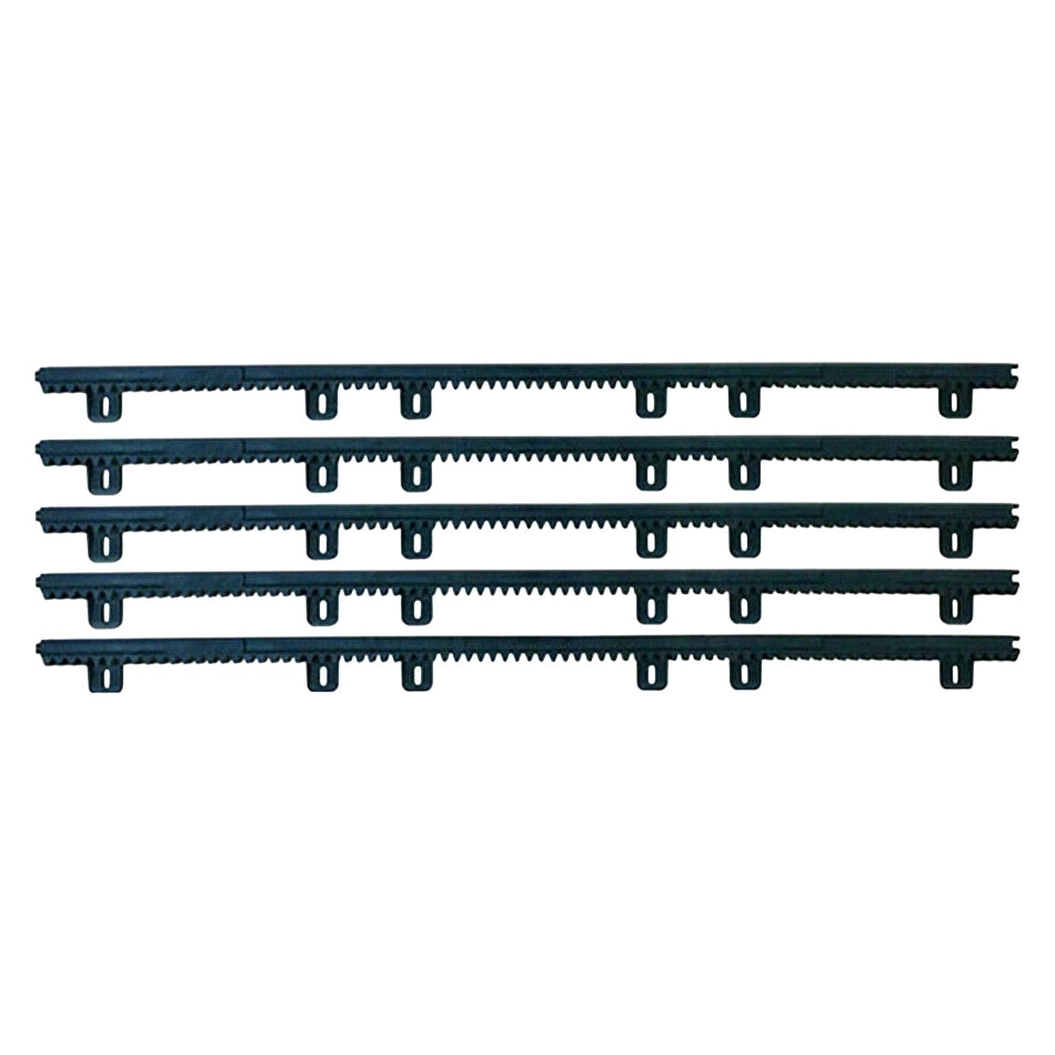 KIT CREMAGLIERA 5 MT 5MT METRI UNIVERSALE PER CANCELLO SCORREVOLE NYLON PLASTICA
