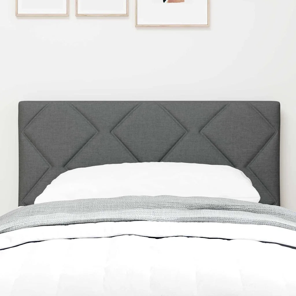 Testiera in Tessuto-Testata Grigio scuro 80 cm Tessuto