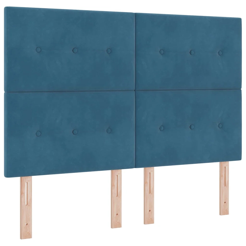 Testiera | Testata Blu Scuro 160 cm Velluto