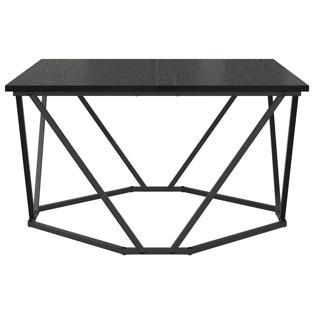 Tavolino da salotto | Tavolino da caff¨¨ | Tavolino da Soggiorno Rovere Nero 80 x 80 x 45 cm