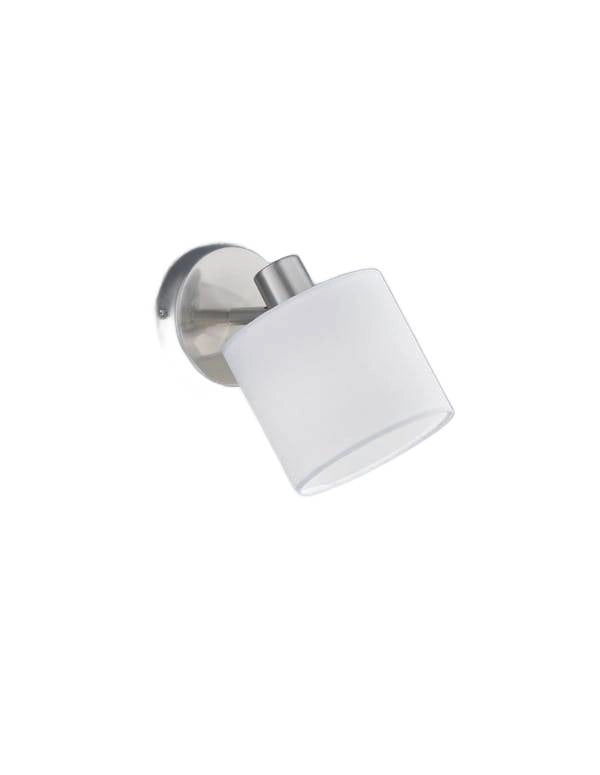Faretto da soffitto TOMMY bianco/argento E14 dimmerabile