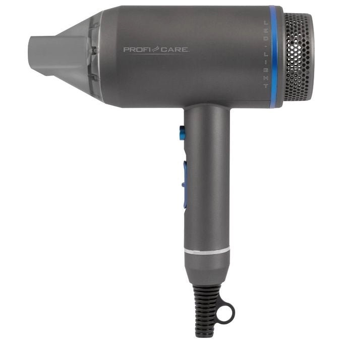 ProfiCare 330820 asciuga capelli 1800 W Blu, Grigio