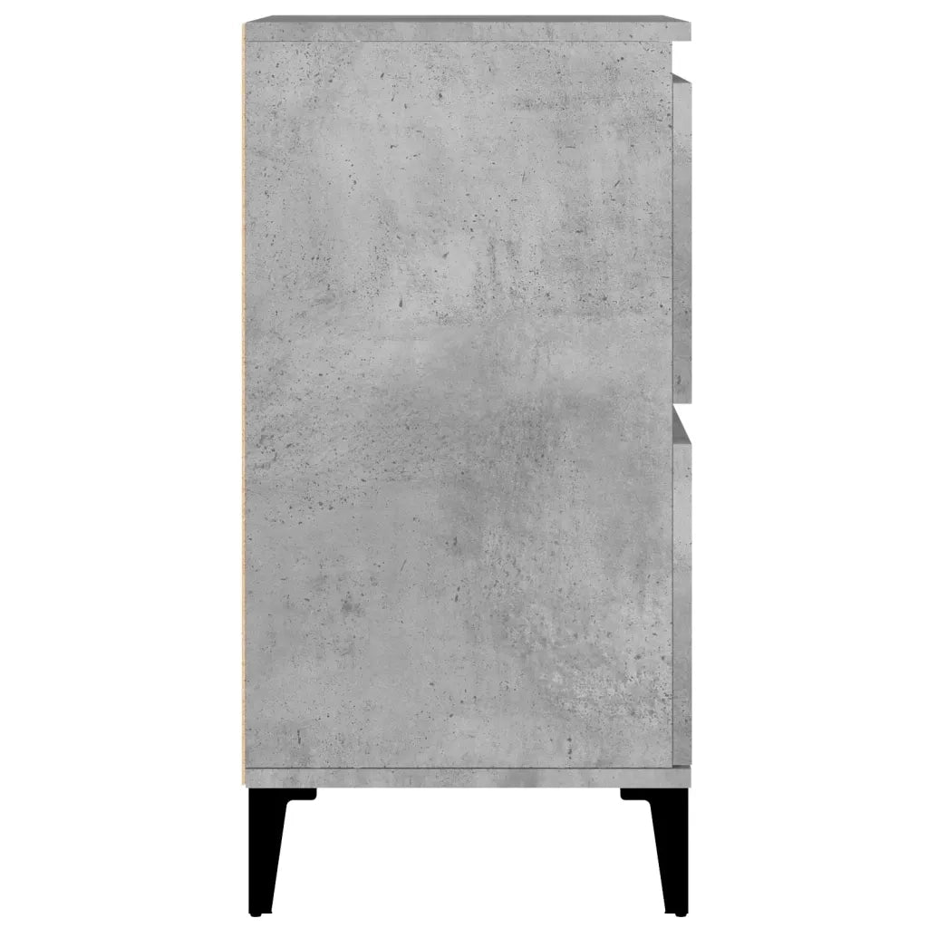 Credenza-Buffet-Armadio da cucina Grigio Cemento 60x35x70 cm in Legno Multistrato 227665