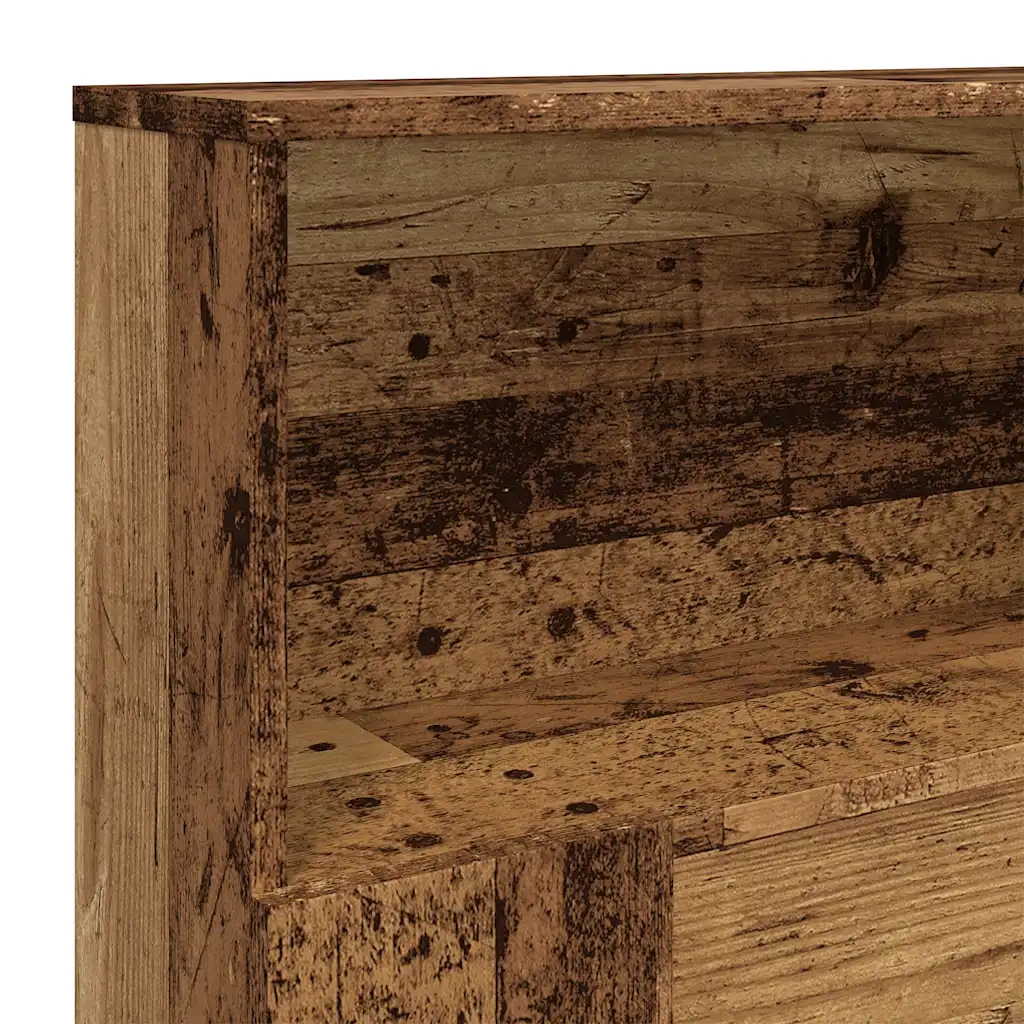 Testiera | Testata con Contenitore Legno 180x19x103,5 cm in Truciolato