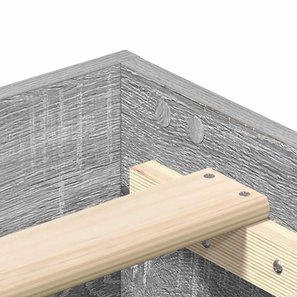 Struttura del letto Sonoma grigio Legno ingegnerizzato 8009063
