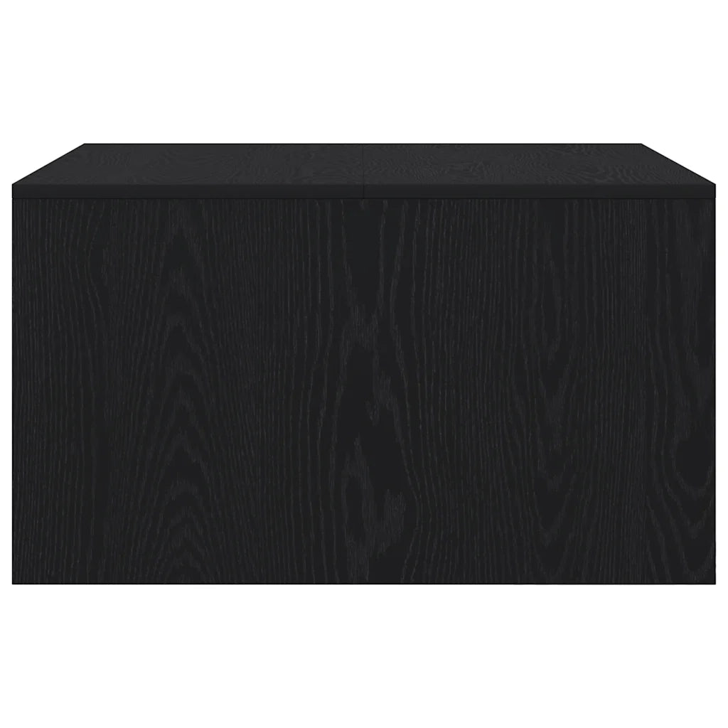 Tavolino da Salotto con Cassetti Rovere Nero 70,5x70x40 cm 3328409