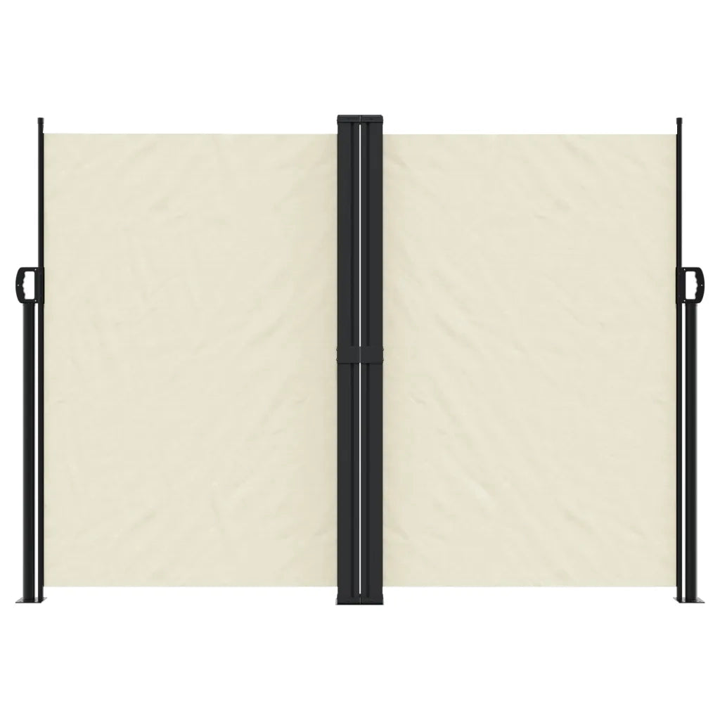 Tenda da Sole Laterale Retrattile-Tenda parasole per balcone per giardino Crema 180x1000 cm 545485