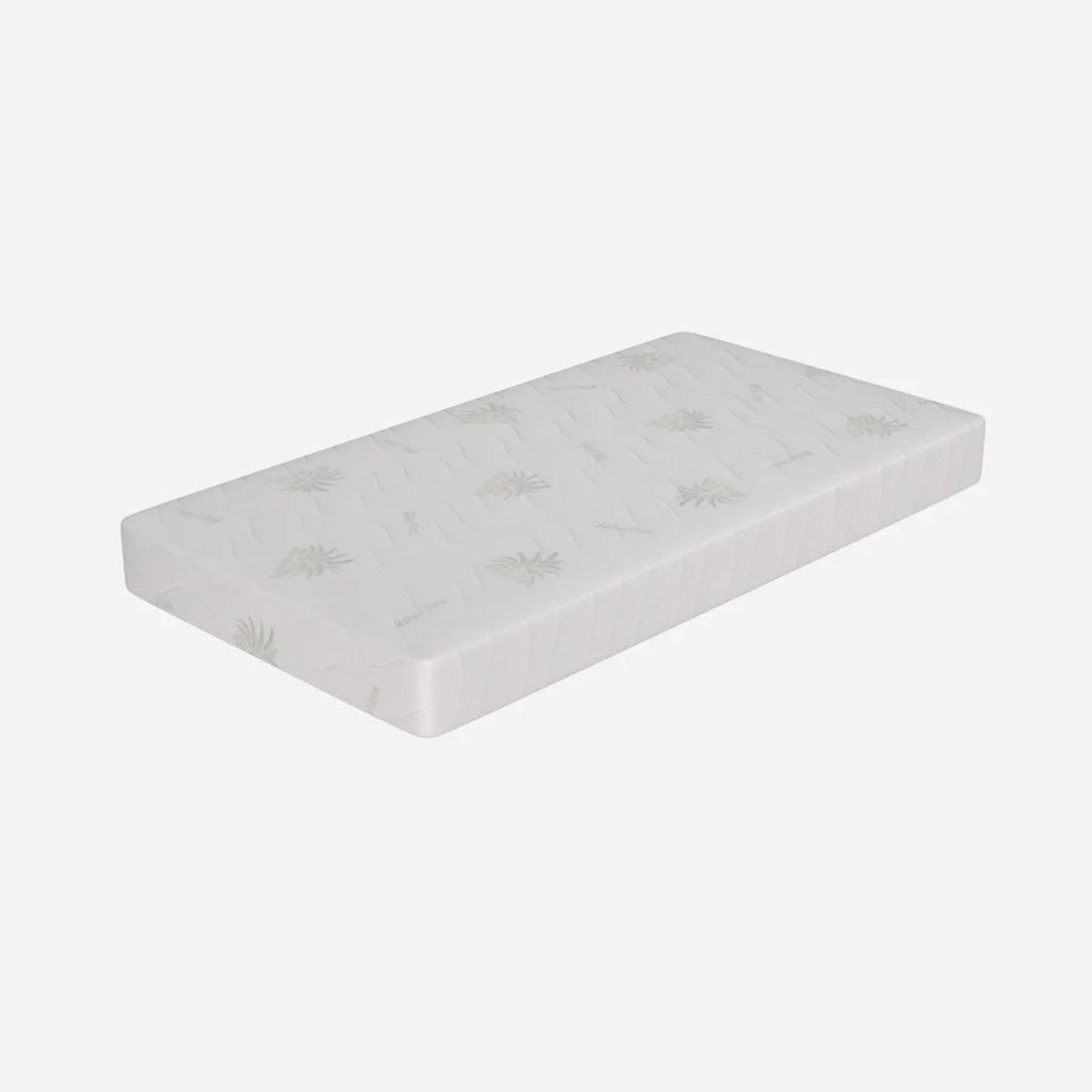 Materasso per Culla 60x135, alto 12 cm - Waterfoam, Sfoderabile, Rivestimento Aloe Vera | Lupin Baby
