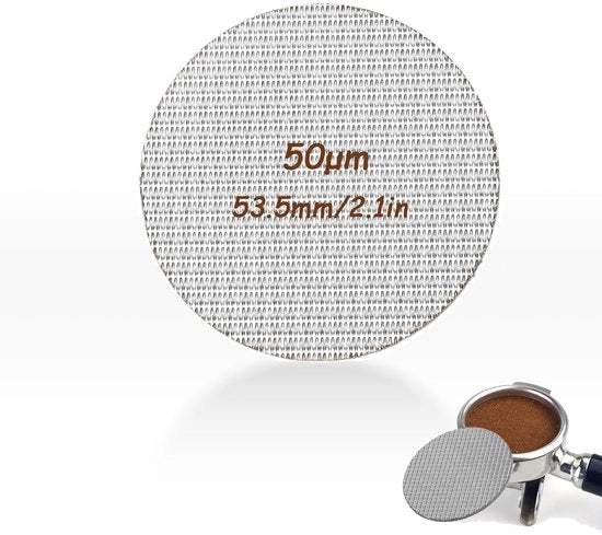 Filtro per caffè in acciaio inossidabile - Filtro a palla - Duraturo - Alta temperatura - Filtro a gas ultra fine - Facile da pulire - Filtro per caffè
