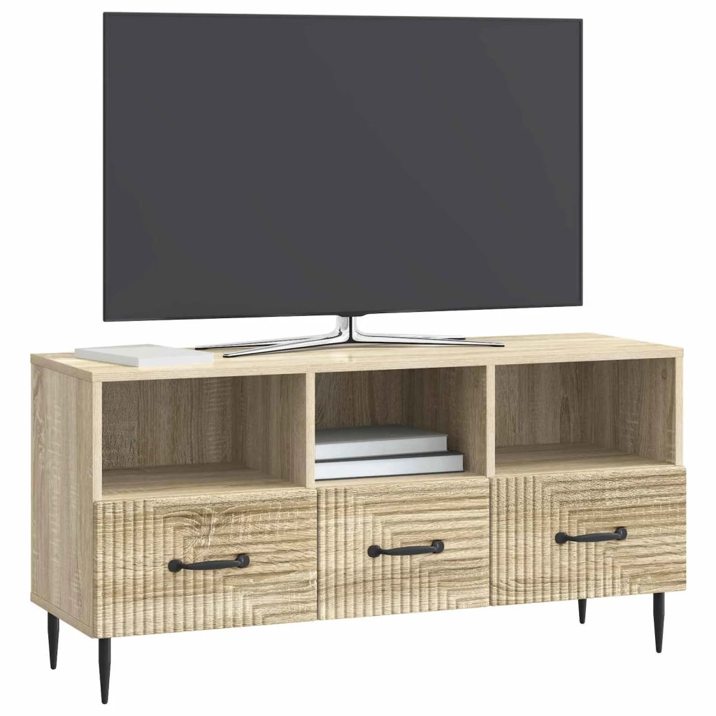Mobile TV Rovere Sonoma 102 x 34,5 x 50 cm Legno ingegnerizzato 894907