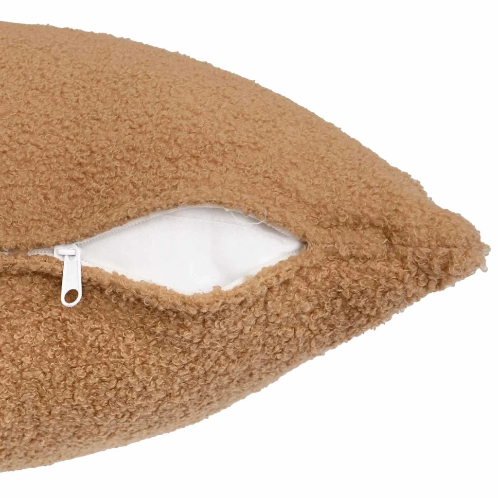 Federa 2 pcs HEERLEN Beige 35 x 35 cm Bouclé 908107