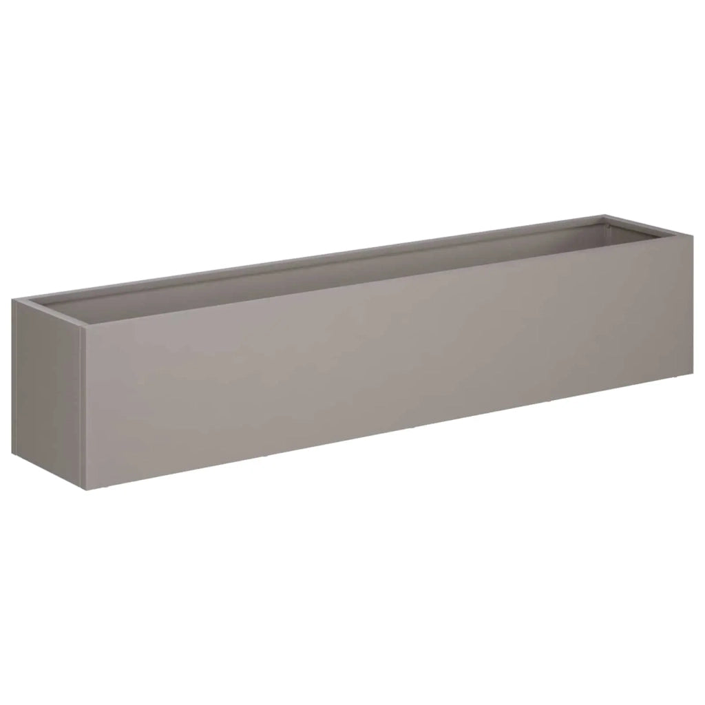 Vaso da giardino 2 pz Ruggine 80 x 20 x 20 cm Acciaio Corten 8005175