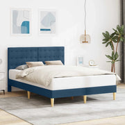 Struttura del letto con testiera-Giroletto Blu 120 x 200 cm Tessuto 795786