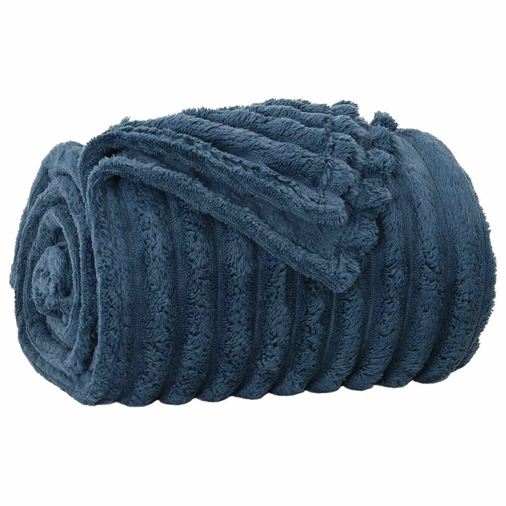 Coperte da Pile 6 pcs Blu navy 150 x 130 cm Panno 42016881