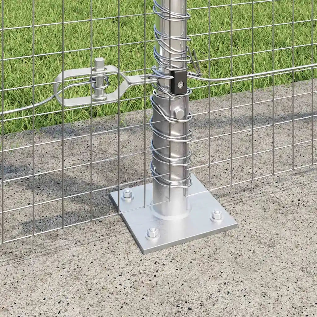 Palo della recinzione Argento 25 x 1,5 m (25 x 25 mm rete)