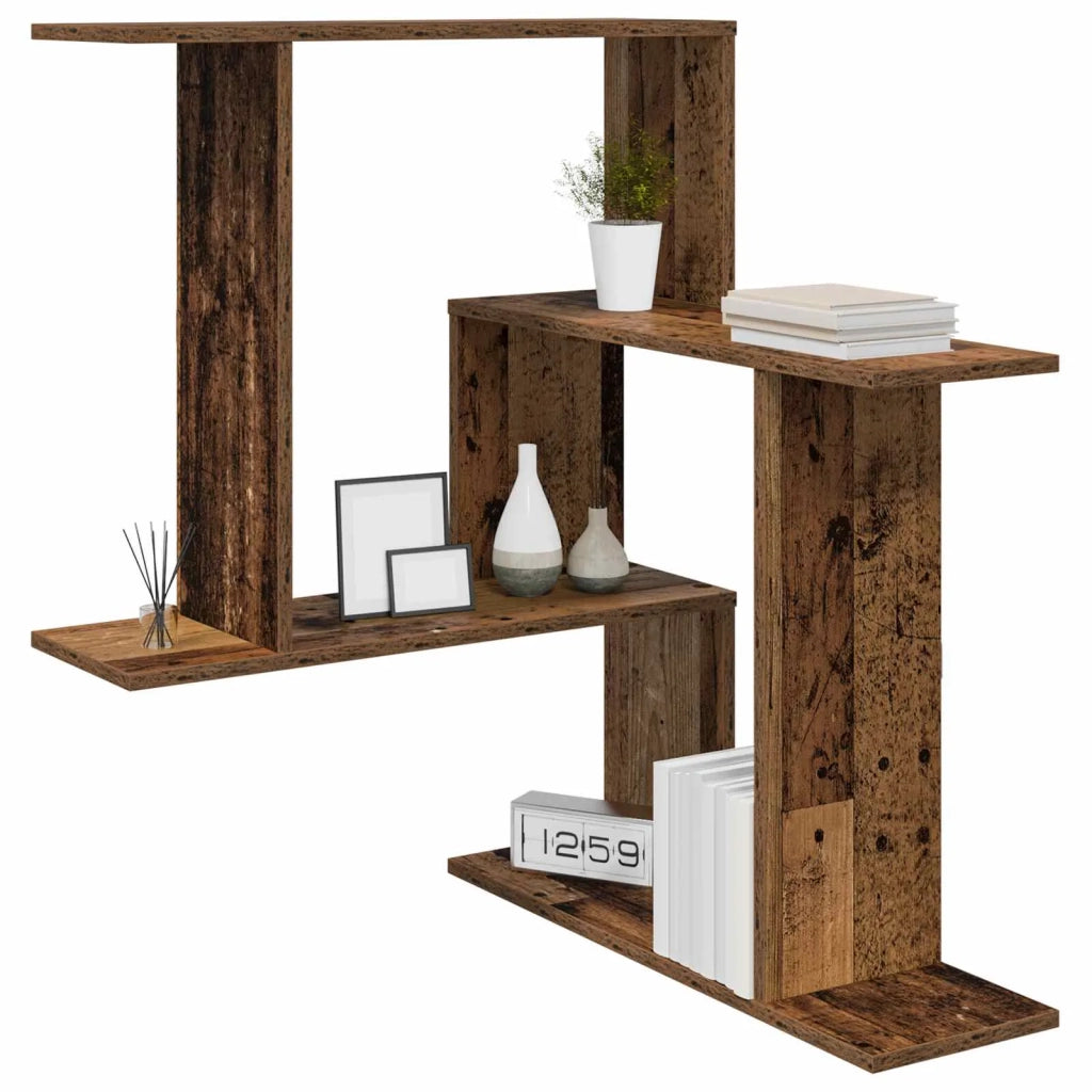 Scaffale da parete Legno antico 67 x 67 x 87 cm 8012226