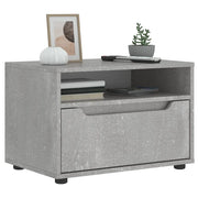 Mobile TV-Credenza per TV-Console TV VISNES Grigio Cemento 60x40x38 cm Legno Multistrato