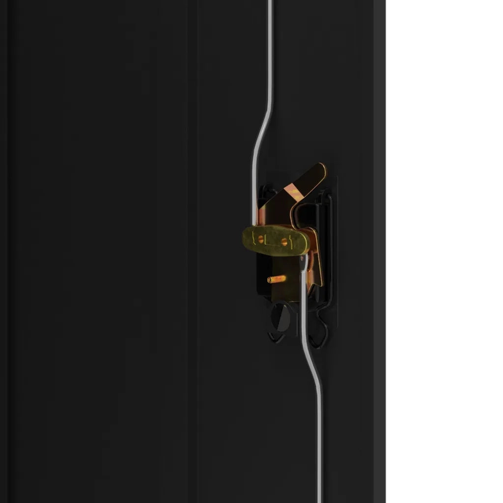 Armadio Classificatore Nero 90x40x105 cm in Acciaio 339738