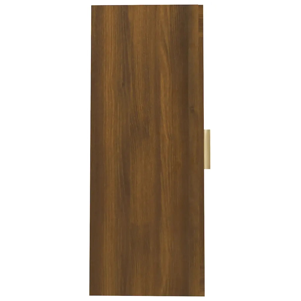 Armadietto Pensile a Parete Rovere Marrone 69,5x34x90 cm 817389
