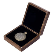 Organizzatore orologio in legno di noce - 10x10cm - Organizzatore - Etui - Per uomo - Diametro interno 62,5x48mm