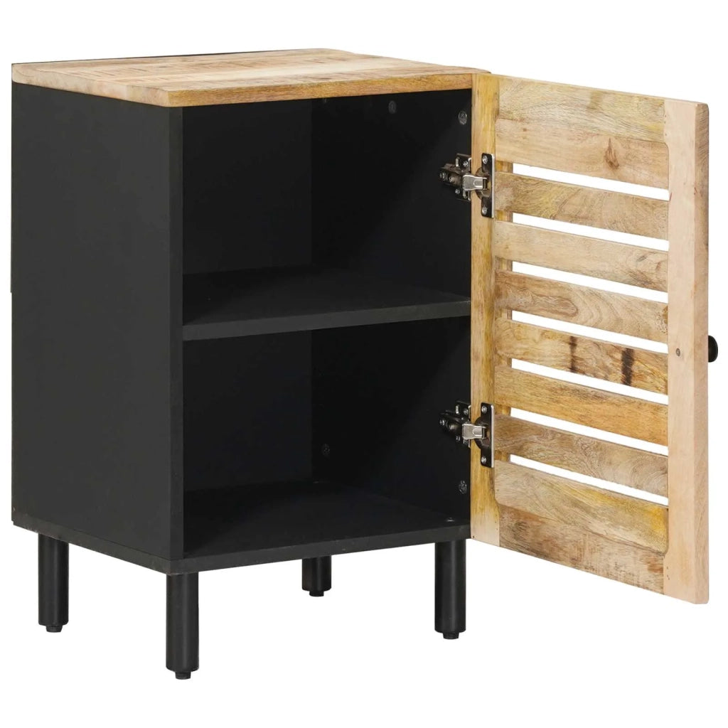 Mobile da Bagno con porta Marrone e Nero 38 x 33,5 x 58 cm 4018865