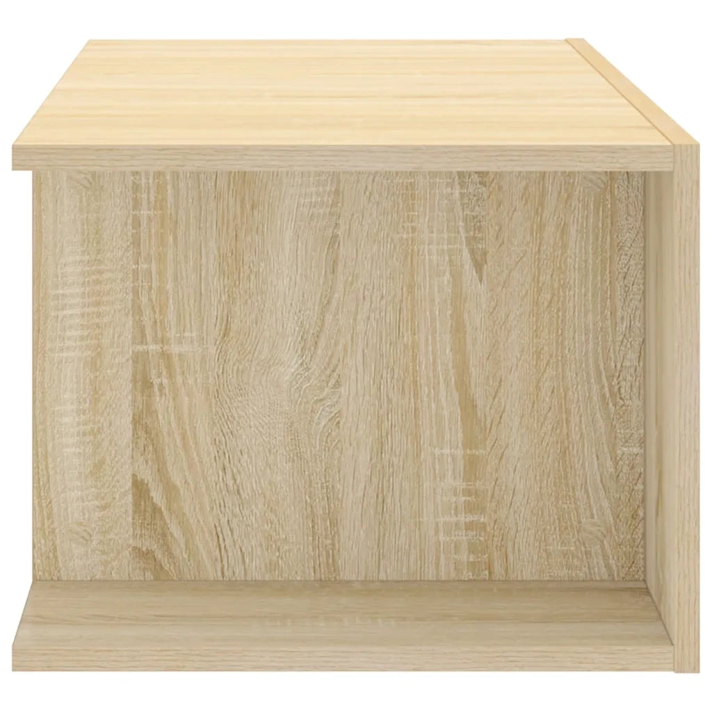 Mobile Porta TV con Luci LED Rovere Sonoma 90x39x30 cm 804241