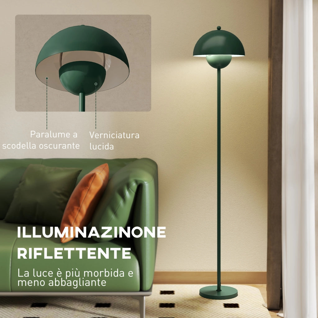 Lampada da Terra ¨C zephmum ¨C Verde, Acciaio, ?30x155 cm