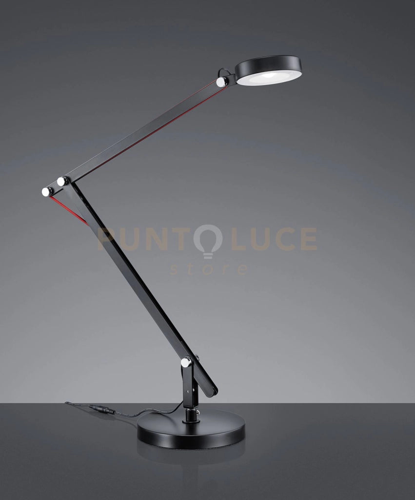 AMSTERDAM LAMPADA STUDIO LED NERA BASE-MORSETTO-APP.H. 90 5W 500LM 3000K