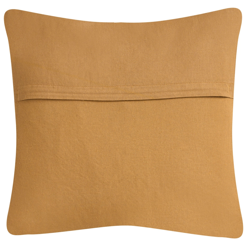 Set di 2 cuscini in iuta e lana marrone chiaro e beige motivo geometrico 45 x 45 cm camera da letto soggiorno