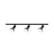 Kit Binario Moderno Mono Amos Kit Metallo Nero 3 Luci E27