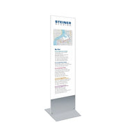 Totem Comunicazione con base a T 420 mm LINEA PLUS - 42 x 156