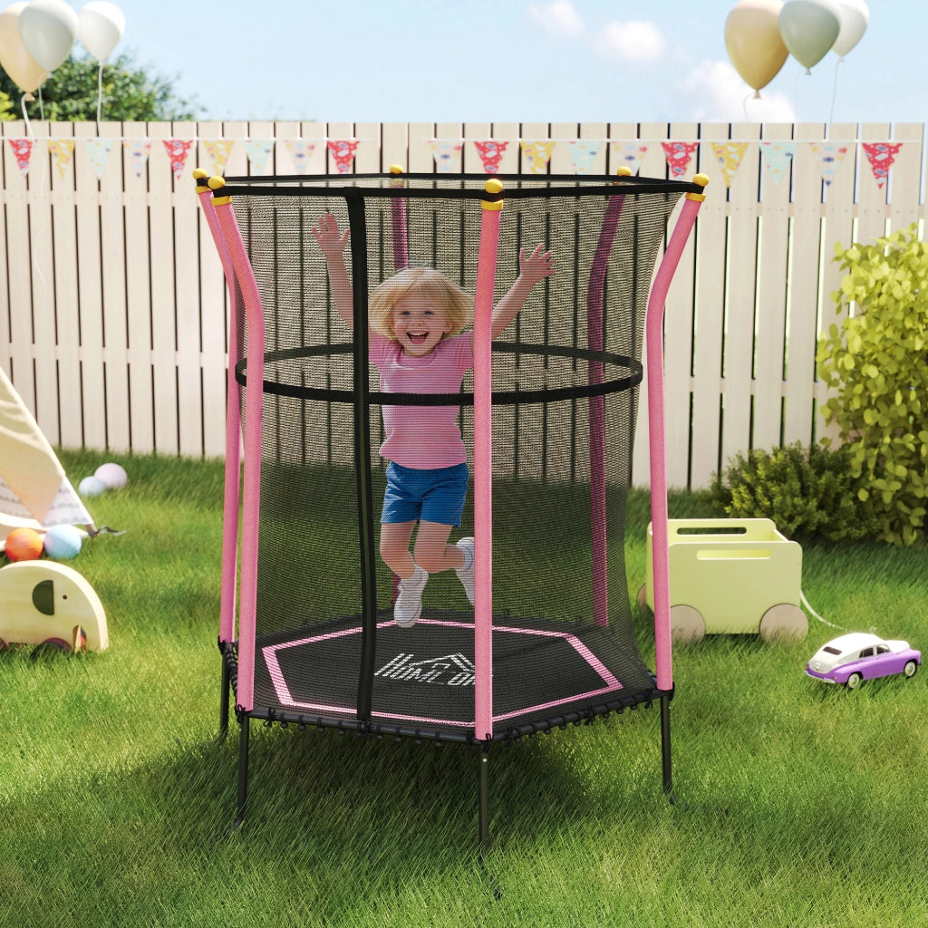 Trampolino per Bambini ¨C Minimal ¨C Grigio, Acciaio, ?163.5 cm