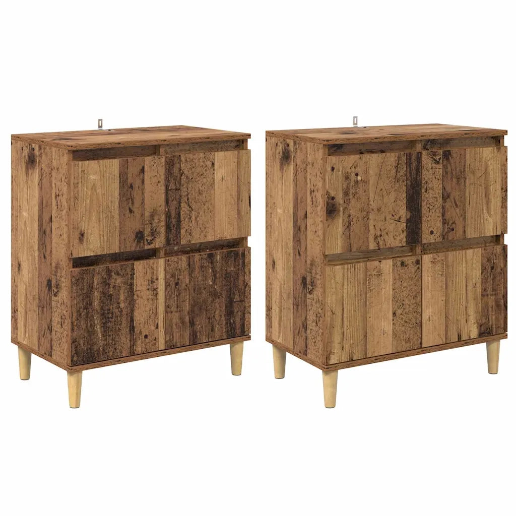 Credenza | Sideboards 2 pcs Legno vecchio 60 x 35 x 70 cm