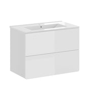 Vicco Set di mobili da bagno Bianco lucido 2 parti