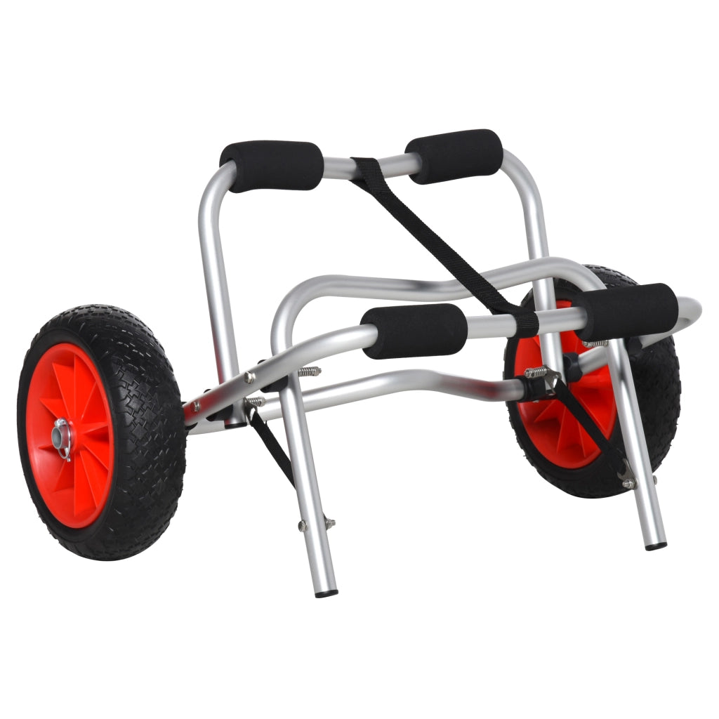 Carrello pieghevole per Kayak Canoe Surf ¨C zephmum ¨C Grigio 68x44.5x40 cm
