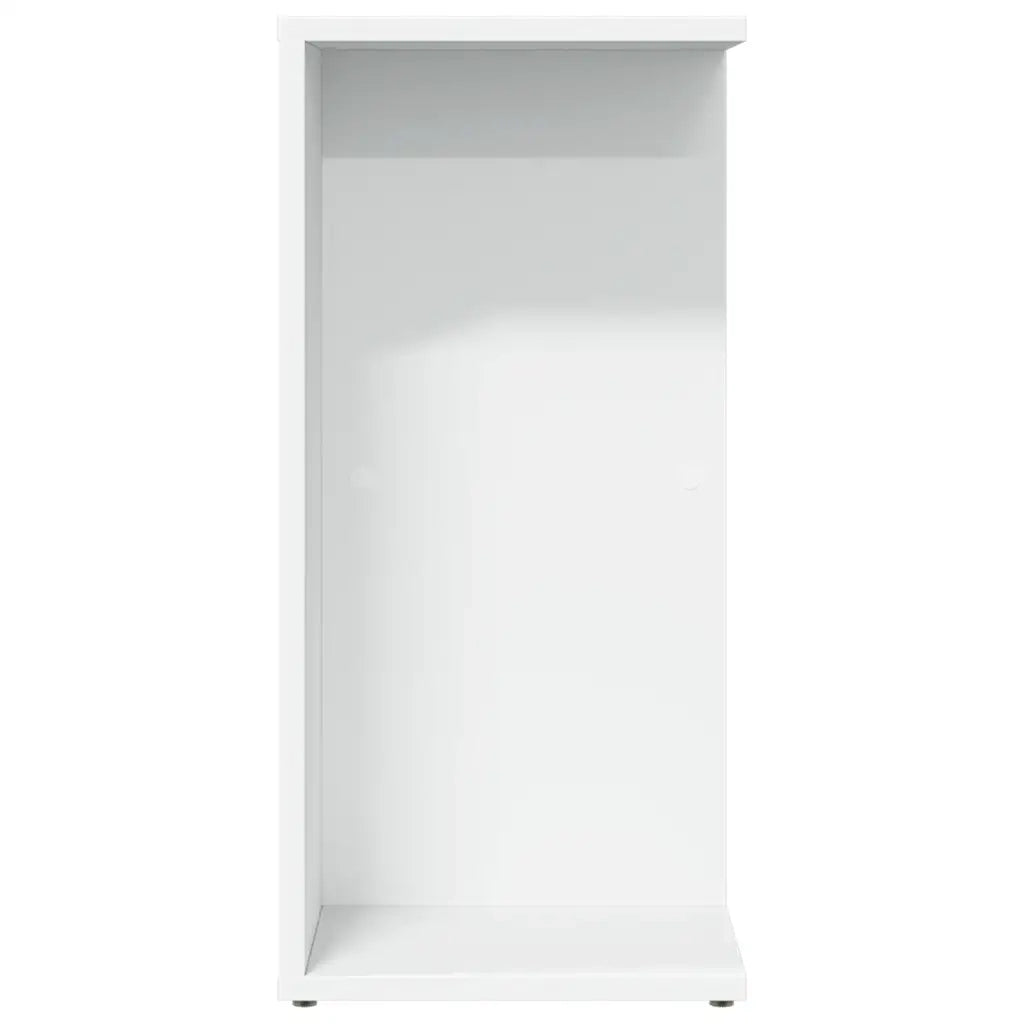 Comodino | Armadio da Notte | Mobiletto da notte Bianco 46,5x29x61 cm in Legno Multistrato