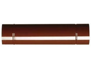 TUBO PORCELLANATO PER STUFE A LEGNA MARRONE ALA SMALTO CLASSIC  ø mm.130x1000h.    ALA