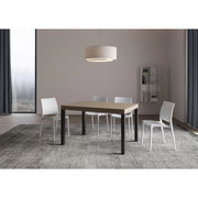 Tavolo allungabile 120/380x90 cm Everyday Premium telaio Antracite - Tortora