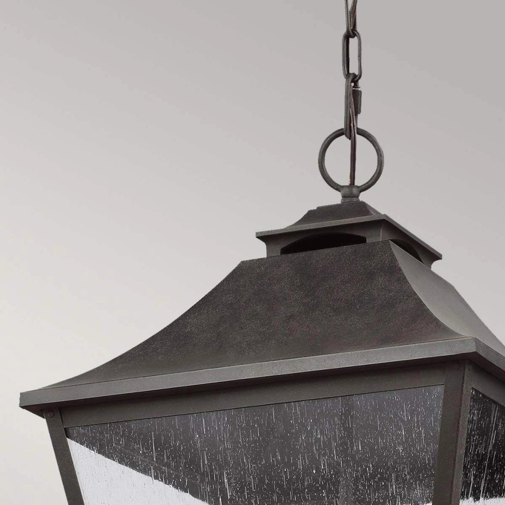 Lampada a sospensione esterna retro Feiss Galena 4xE14 IP44